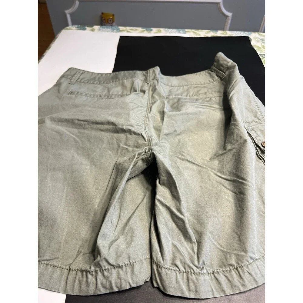 Lauren Ralph Lauren Light Olive Green Cargo Hiking Shorts Sz 10